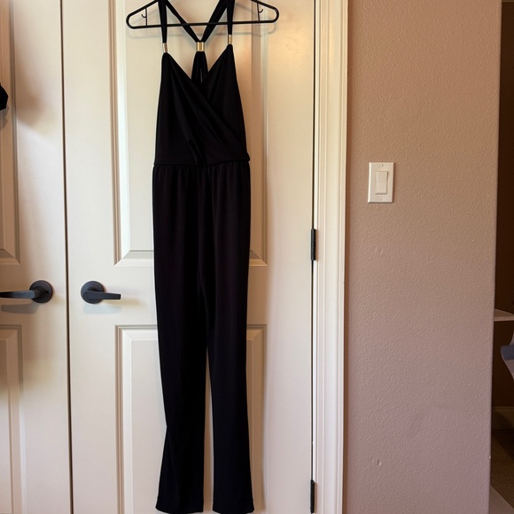 Jennifer Lopez Pants - Black Jumpsuit size S